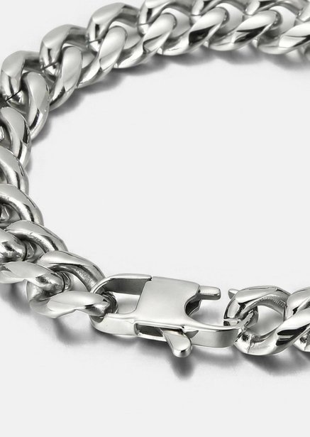 Armband Iron Valor - Verzilverd