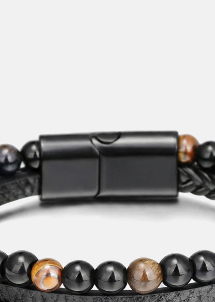 Leren armband Cinder Guard