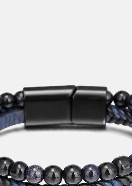 Leren armband Cobalt Stride