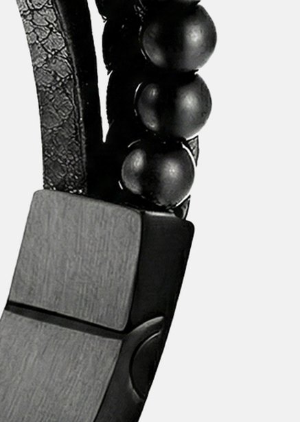Leren armband Noble Noir