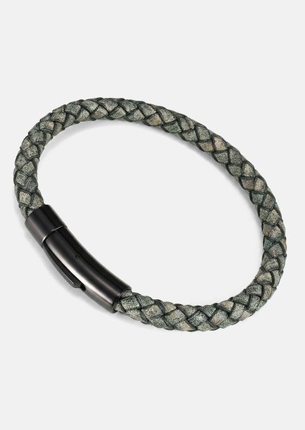 Leren armband Talon Weave