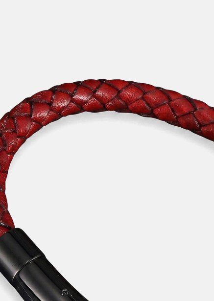 Leren armband Crimson Twine