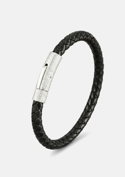 Leren armband Cinder Loop