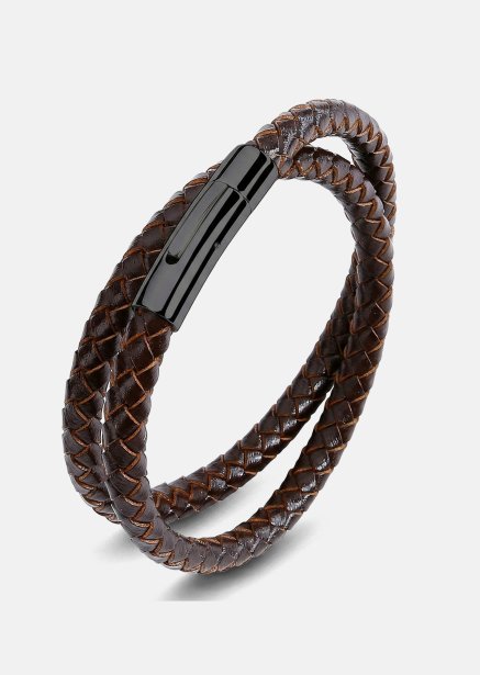 Leren armband Vigor Weave