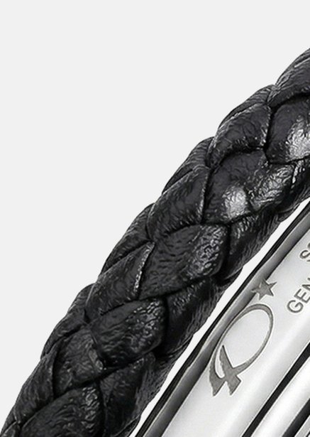 Leren armband Titan Thread