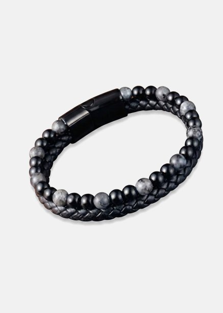 Leren armband Ebon Veil