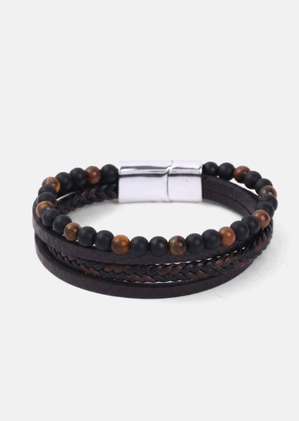 Leren armband Titan Crest