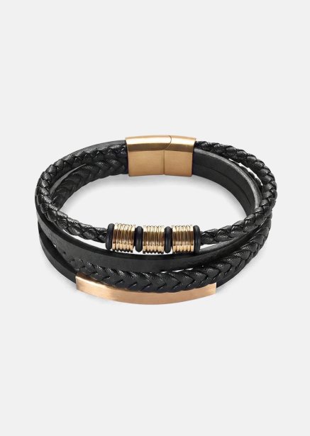 Leren armband Titan Bond
