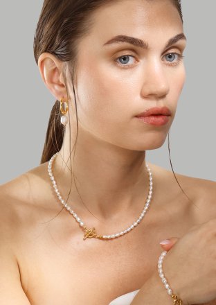 Armband Classic Pearl - 18k Verguld