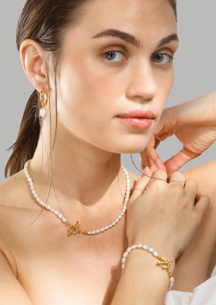 Armband Classic Pearl - 18k Verguld