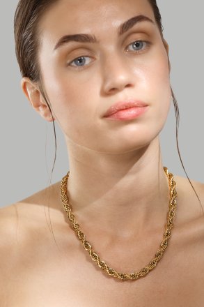 Armband Twistad Elegans - 18k Verguld