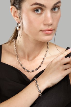 Armband Bold Chain – Verzilverd