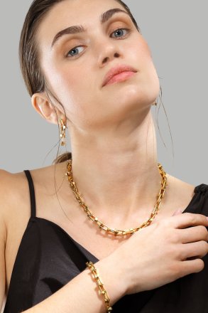 Ketting Link Luxe – 18k Verguld
