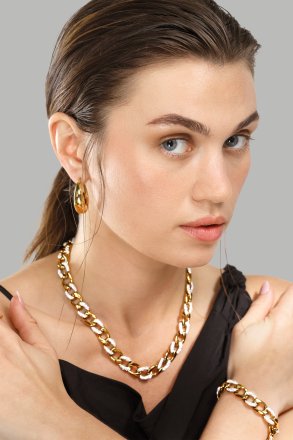 Ketting Cuban Shine - 18k Verguld