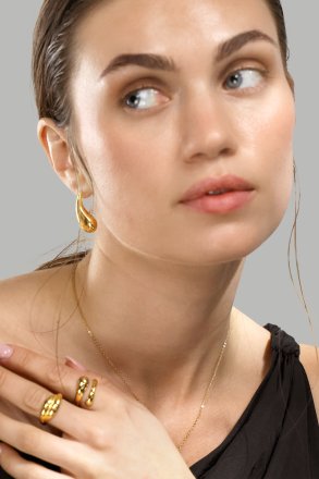 Ring Wave Bold - 18k Verguld