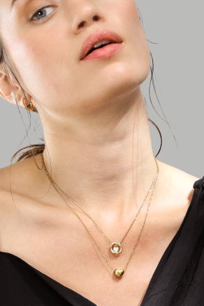 Ketting Heart of Gold – 18k Verguld