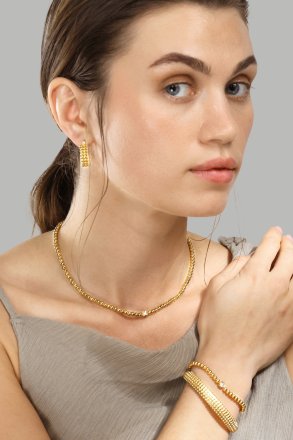 Oorbellen Sfera – 18k Verguld