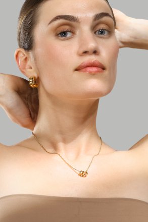 Ketting Circle of Love - 18k Verguld
