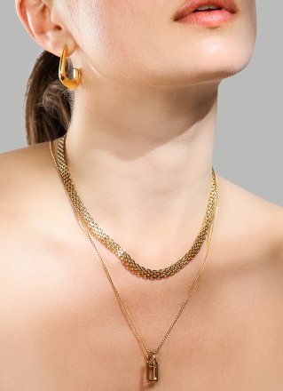 Ketting Aurora - 18k Verguld