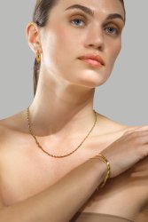 Ketting Twistad – 18k Verguld