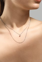 Ketting Celeste – Verzilverd