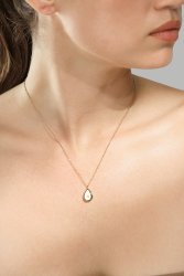 Ketting Aurora Drop - 18k Verguld
