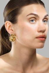 Oorbel Lava - 18k Verguld