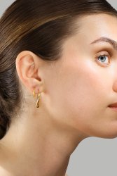 Oorbel Golden Drop - 18k Verguld