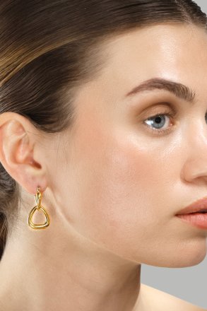 Oorbellen Elegant Drop – 18k Verguld
