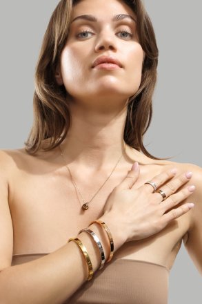 Ring Gloomy - 18k Rose Verguld