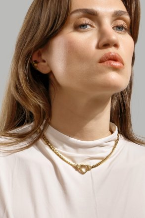 Amora Ketting – 18k verguld