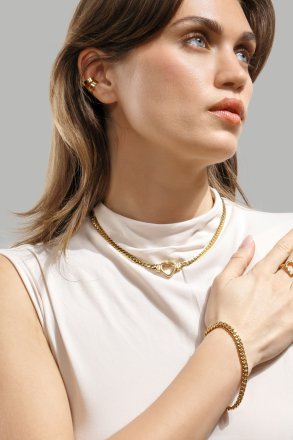 Amora Ketting – 18k verguld