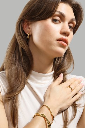 Lava Glow Armband - 18k Vergulde Armband