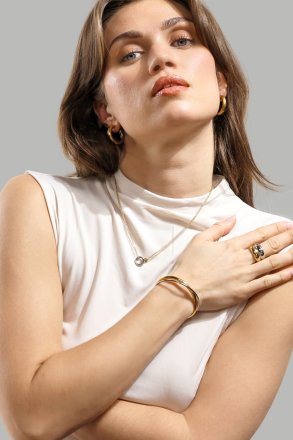 Ketting Orbit – Verzilverd