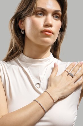Armband Cirina - Verzilverd