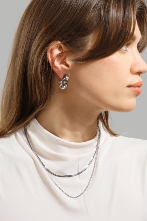 Armband Twist – Verzilverd