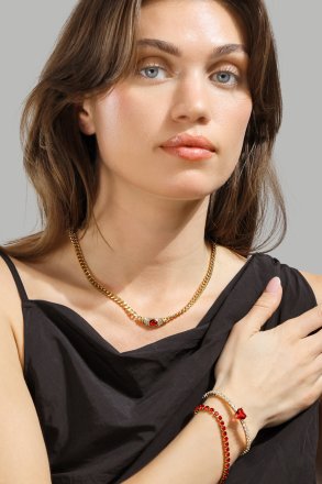 Armband Brillara - 18k Verguld