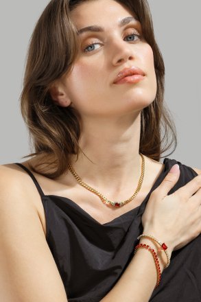 Aurora Bella Ketting – 18k Verguld