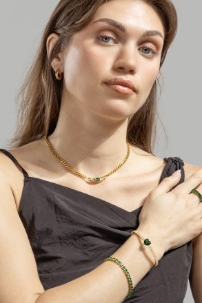 Oorbel Luxe Ripple Hoops - 18k Verguld