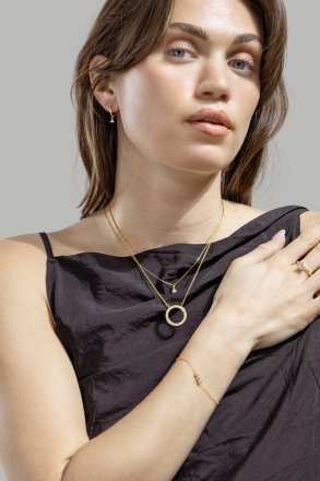 Ring Solitaire - 18K Verguld