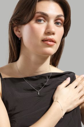 Ketting Lumière - Verzilverd