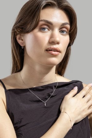 Ketting Lumière - Verzilverd