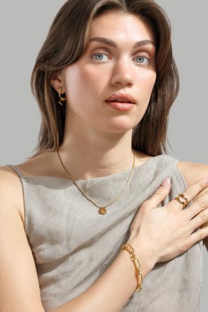 Serpentis Oorbellen – 18k Verguld