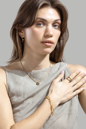 Serpentis Oorbellen – 18k Verguld