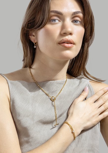Oorbel Celeste Drops - 18k Verguld