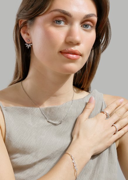Ketting Nova - Verzilverd