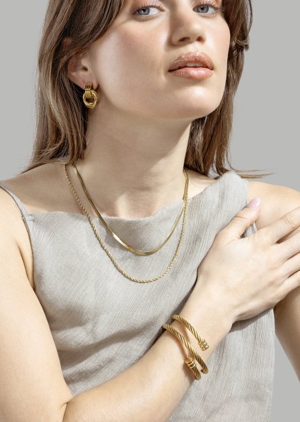 Verona Ketting – 18k Verguld
