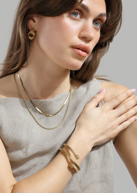 Oorbel Unity Loop - 18k Verguld