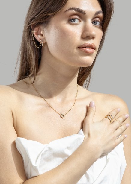 Ketting Stella - 18k Verguld