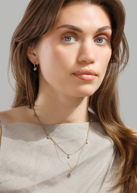 Radiance Drop Oorbellen – 18k Verguld